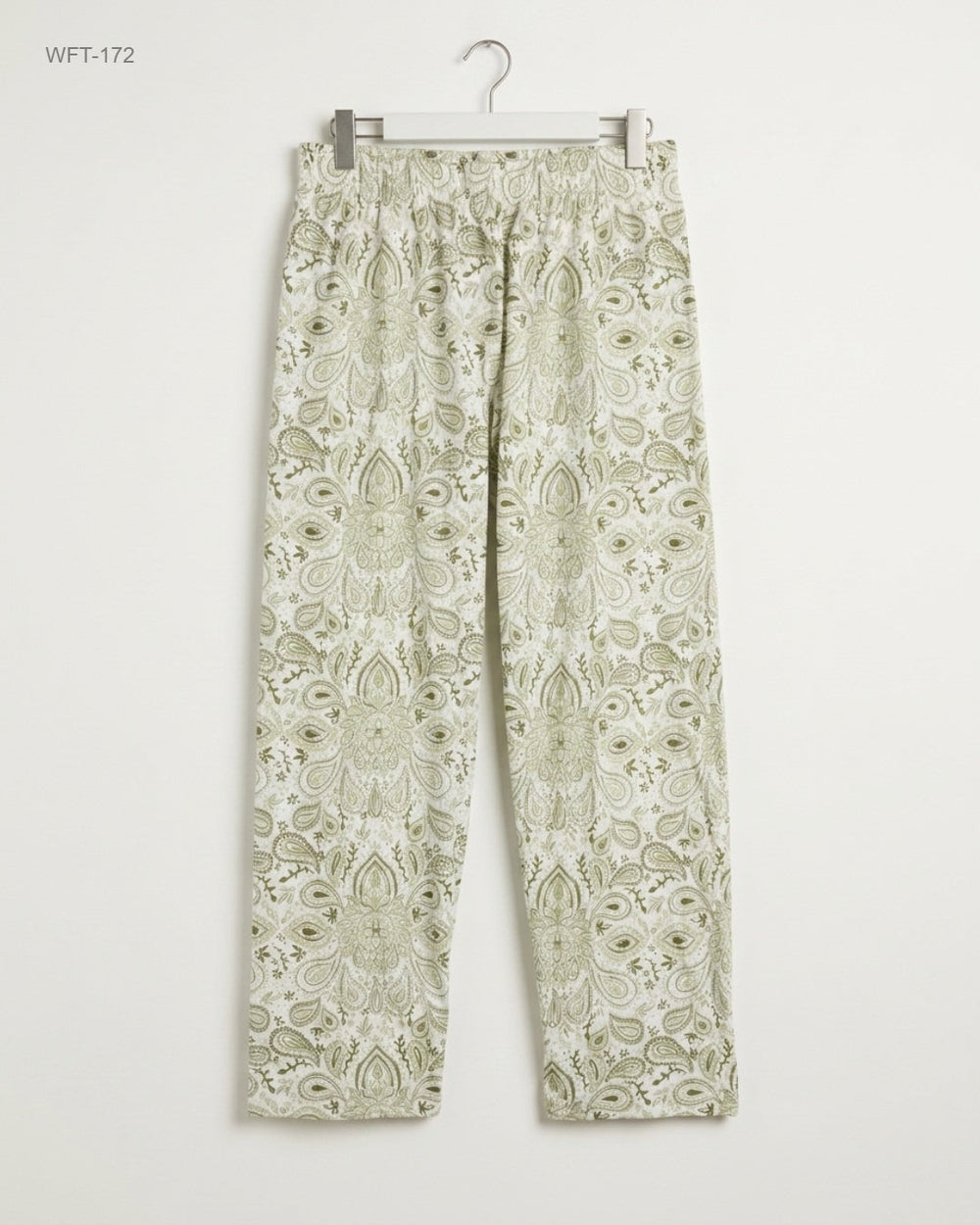 Preloved Premium Women Flapper Trouser by Primark, Green Cotton for - OTS Thrift Shop Karachi Pakistan