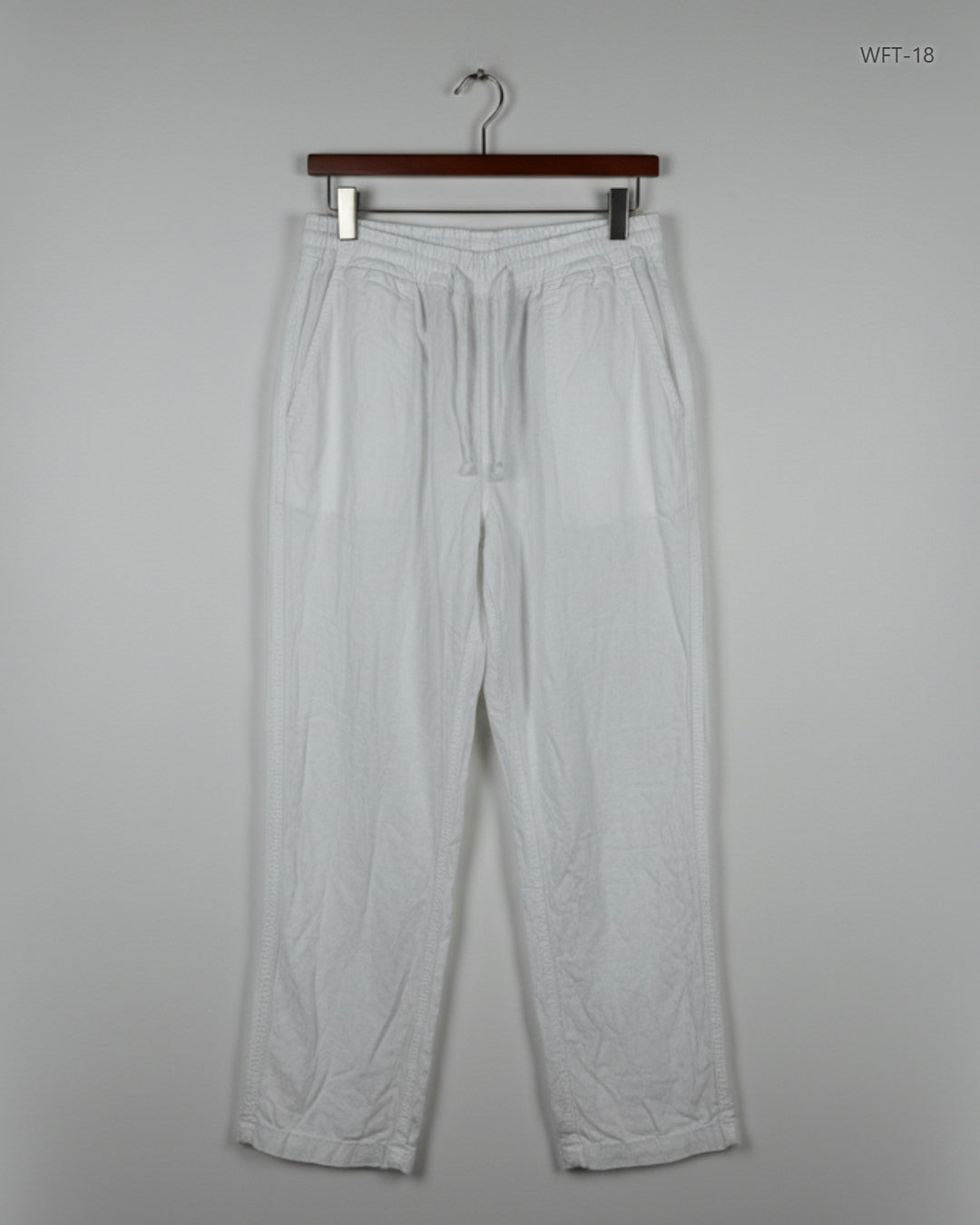 UK Imported secondhand Women Flapper Trouser - F&F brand, White Viscose, Premium condition, for Womens - Online Thrift Store Lahore Pakistan
