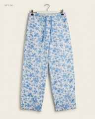 UK Imported secondhand Women Flapper Trouser - JOHN LEWIS brand, SkyBlue Cotton, Premium condition, for - Online Thrift Store Karachi Pakistan