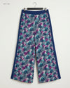Secondhand Branded Women Flapper Trouser by Unknown, Blue Polyester fabric, Premium condition, for - Online Thrift Shop Karachi Pakistan