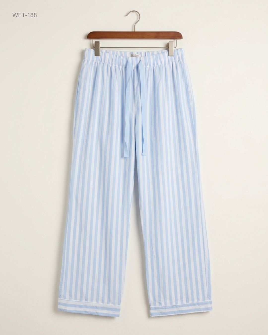 Secondhand Branded Women Flapper Trouser by LOVE TO LOUNGE, SkyBlue Cotton fabric, Premium condition, for - Online Thrift Shop Karachi Pakistan