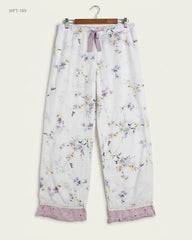 Women Flapper Trouser | Marks & Spencer | Preloved Branded | White Cotton | Premium | OTS Thrift Store Peshawar Pakistan