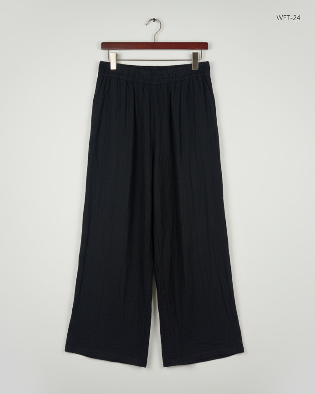 UK Imported secondhand Women Flapper Trouser - UKNOWN brand, Black Cotton, Premium condition, for Womens - Online Thrift Store Karachi Pakistan
