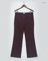 Premium Condition Women Flapper Trouser | Preloved Butter Cups | Maroon Polyester | Thrift Shop for Womens Lahore Pakistan | OTS