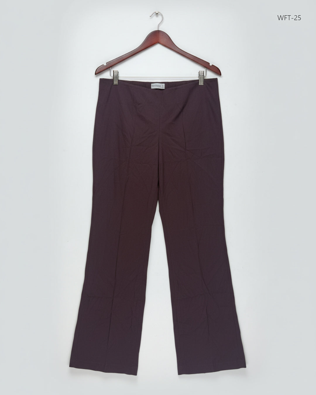 Premium Condition Women Flapper Trouser | Preloved Butter Cups | Maroon Polyester | Thrift Shop for Womens Lahore Pakistan | OTS