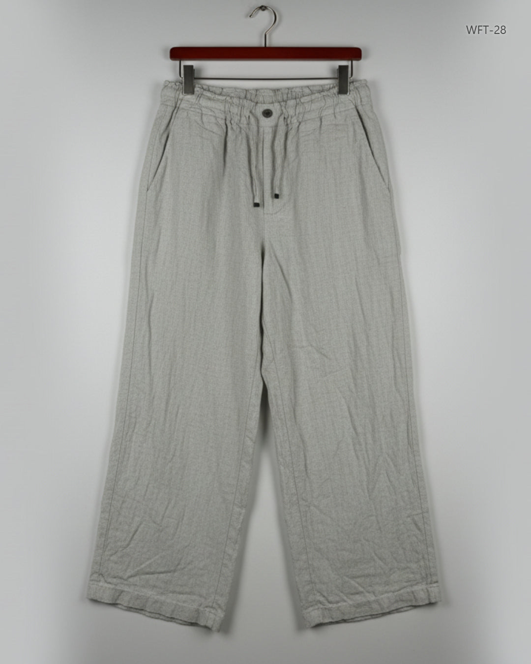 Women Flapper Trouser | F&F | Preloved Branded | OffWhite Viscose | Premium | OTS Thrift Store Lahore Pakistan