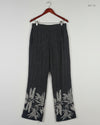 UK Imported secondhand Women Flapper Trouser - Next brand, Black Viscose, Premium condition, for Womens - Online Thrift Store Karachi Pakistan