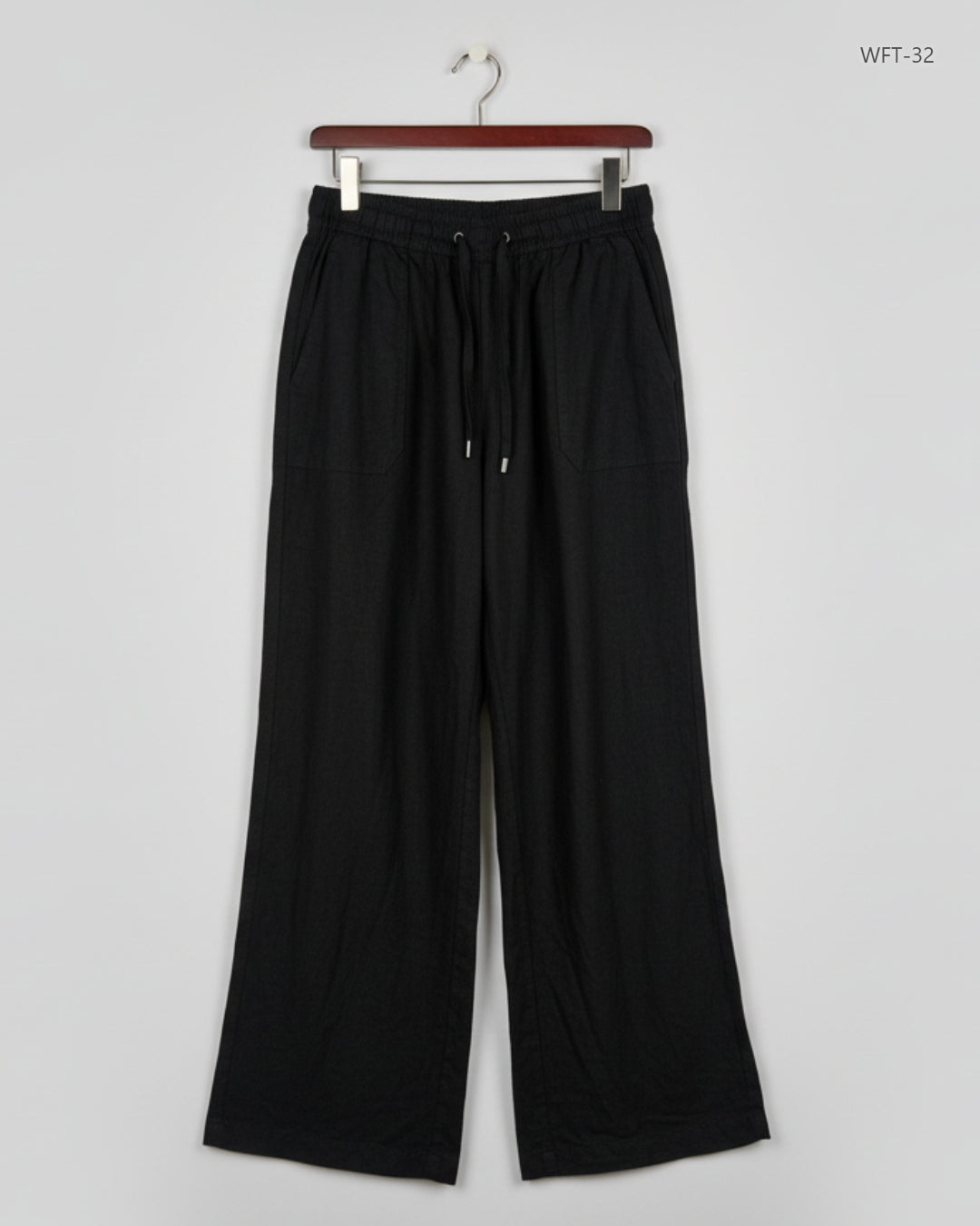 Shop Premium Women Flapper Trouser by TU | Preloved Branded Clothes | Black Viscose | Womens | OTS Thrift Store Peshawar Pakistan