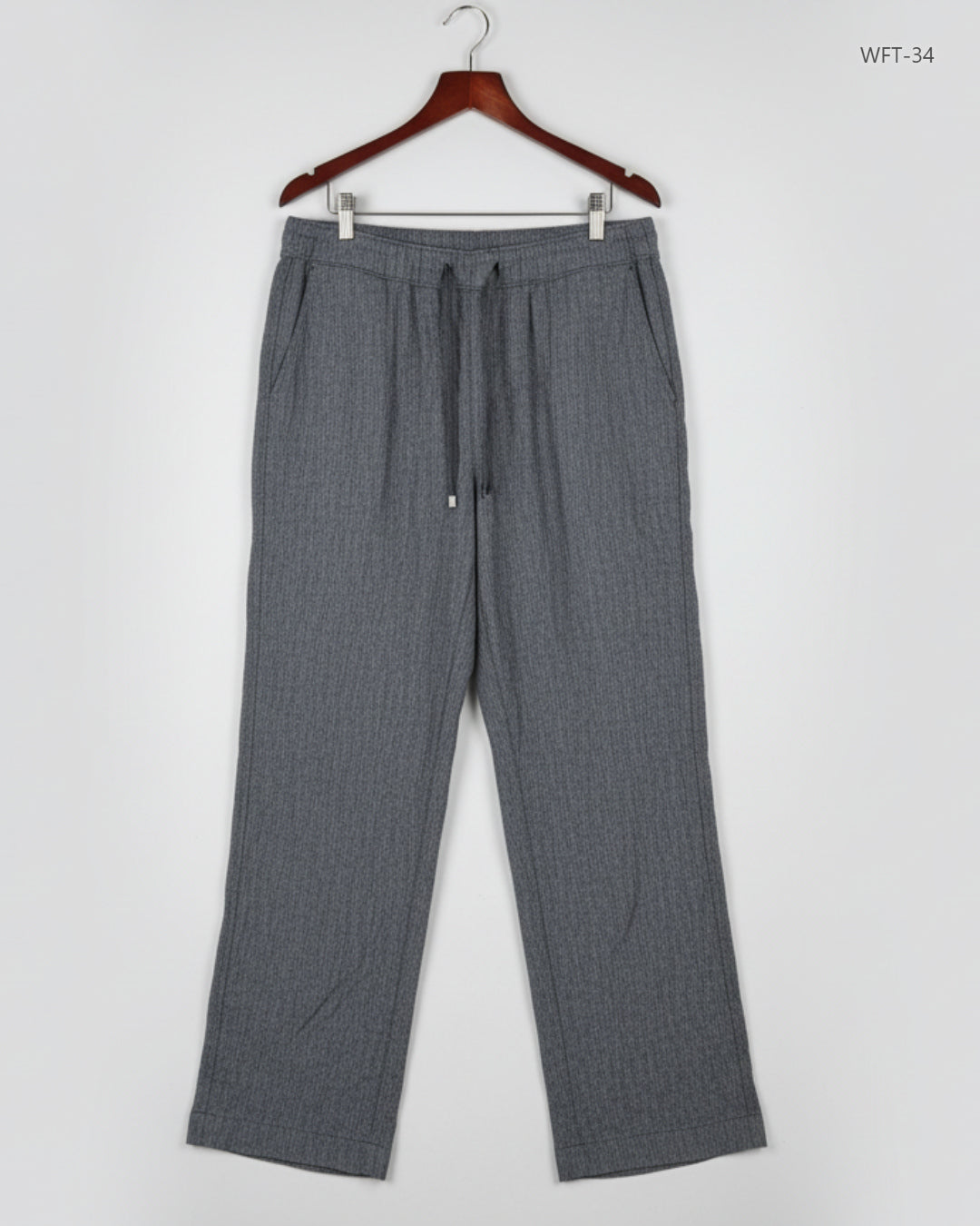 Women Flapper Trouser | George | Preloved Branded | Grey Cotton | 0 | OTS Thrift Store Karachi Pakistan
