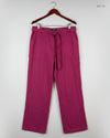 Premium Condition Women Flapper Trouser | Preloved Marks & Spencer | Shocking Pink Cotton | Thrift Shop for Womens Lahore Pakistan | OTS