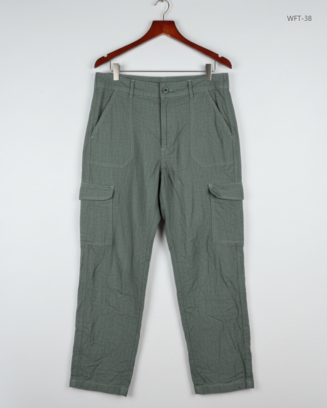 Secondhand Branded Women Flapper Trouser by M&Co, Green Viscose fabric, Premium condition, for Womens - Online Thrift Shop Peshawar Pakistan