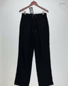 Preloved Premium Women Flapper Trouser by Marks & Spencer, Black Viscose for Womens - OTS Thrift Shop Peshawar Pakistan