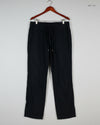 Secondhand Branded Women Flapper Trouser by Marks & Spencer, Black Viscose fabric, Premium condition, for Womens - Online Thrift Shop Lahore Pakistan