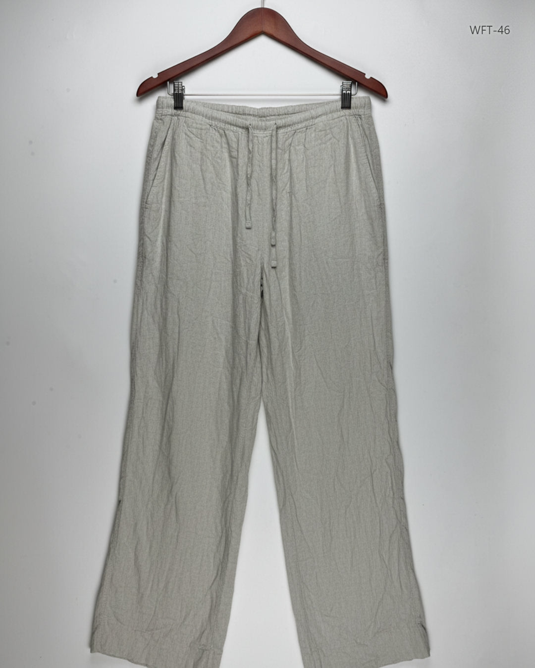 Preloved Premium Women Flapper Trouser by Next, OffWhite Cotton for Womens - OTS Thrift Shop Karachi Pakistan