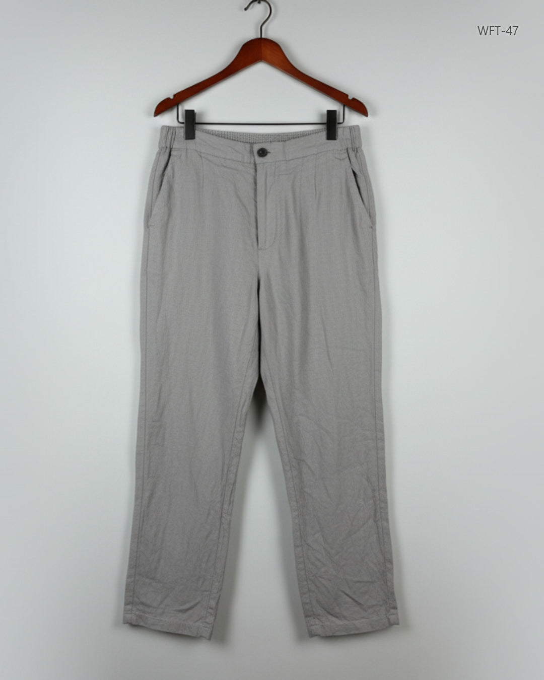 Women Flapper Trouser | Write Stuff | Preloved Branded | Beige Viscose | Excellent | OTS Thrift Store Peshawar Pakistan