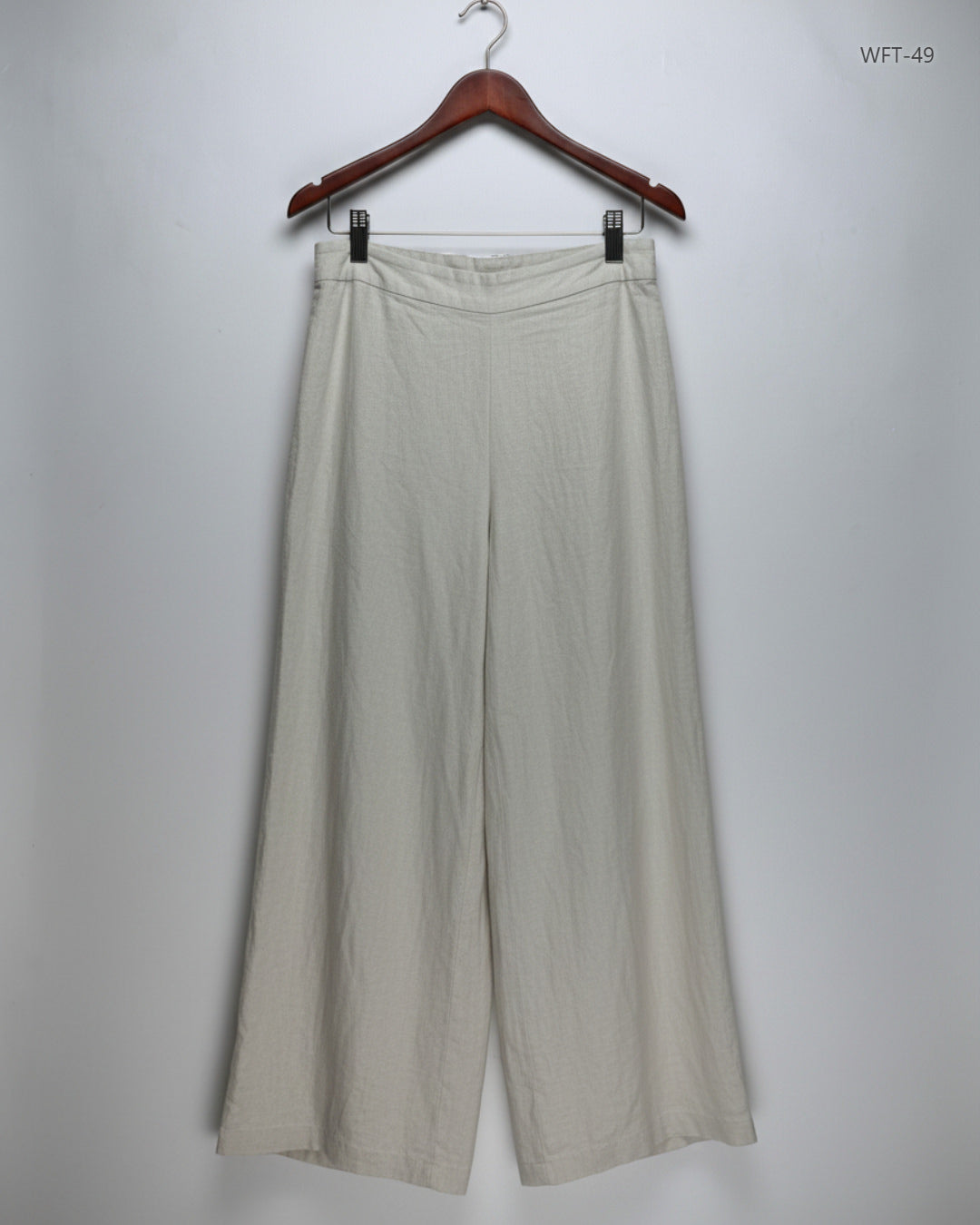 Women Flapper Trouser | Parfois | Preloved Branded | OffWhite Cotton | Premium | OTS Thrift Store Karachi Pakistan