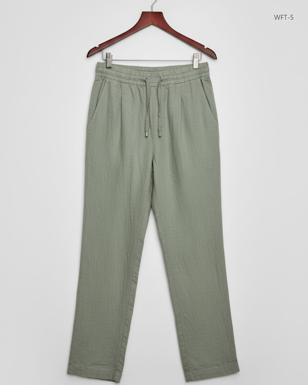 Shop Premium Women Flapper Trouser by New Look | Preloved Branded Clothes | Olive Cotton | Womens | OTS Thrift Store Peshawar Pakistan
