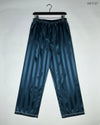 Women Flapper Trouser | Cut Label | Preloved Branded | Teal Polyester | Premium | OTS Thrift Store Islamabad Pakistan