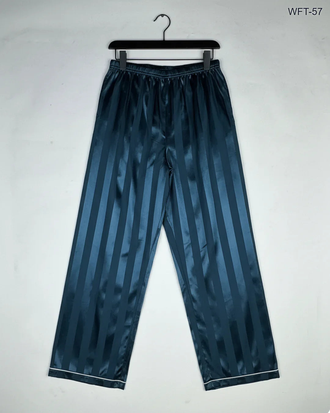 Women Flapper Trouser | Cut Label | Preloved Branded | Teal Polyester | Premium | OTS Thrift Store Islamabad Pakistan