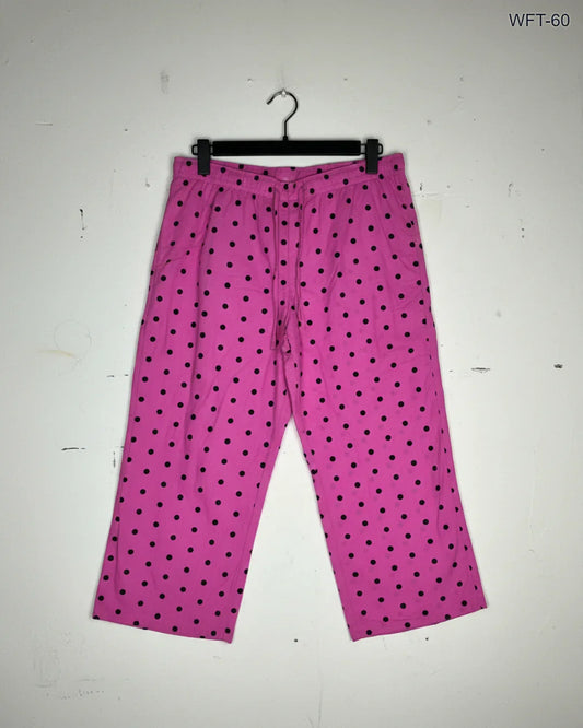 UK Imported secondhand Women Flapper Trouser - Marks & Spencer brand, Pink Cotton, Premium condition, for Womens - Online Thrift Store Islamabad Pakistan