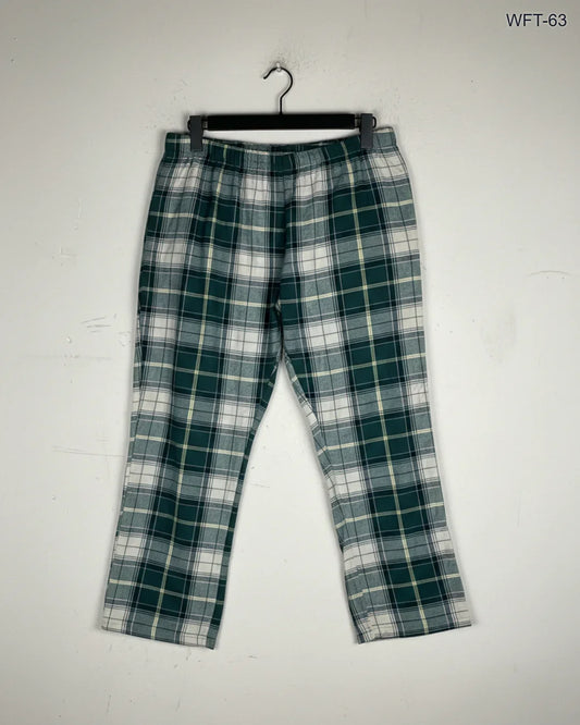 UK Imported secondhand Women Flapper Trouser - DUNNES STORES brand, Green Cotton, Premium condition, for Womens - Online Thrift Store Peshawar Pakistan