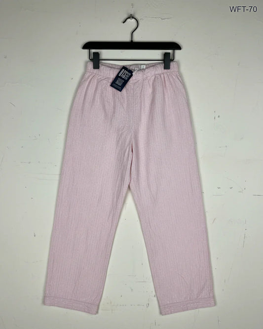 Premium Condition Women Flapper Trouser | Preloved LOVE TO LOUNGE | Pink Cotton | Thrift Shop for Womens Lahore Pakistan | OTS