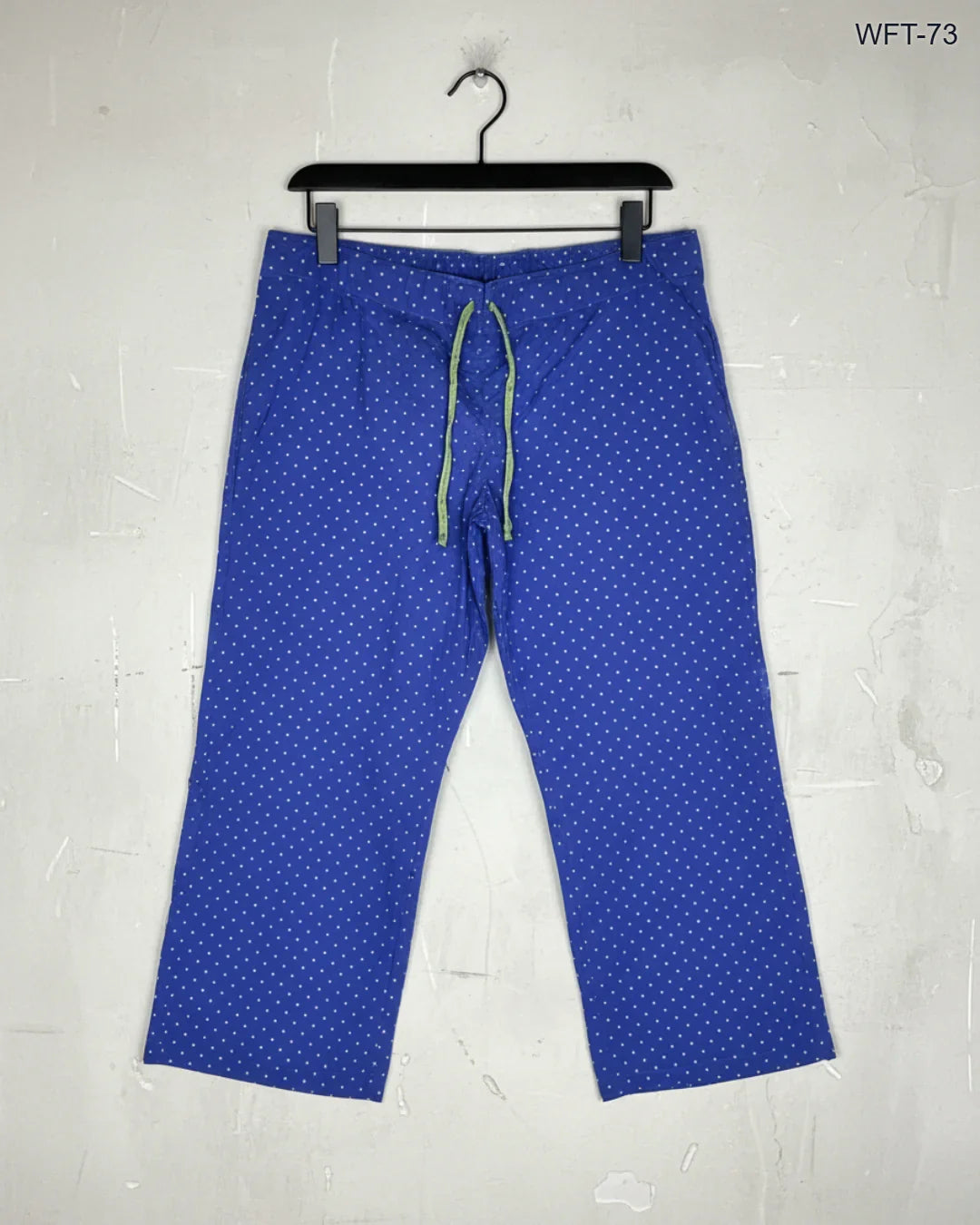 Preloved Premium Women Flapper Trouser by George, Blue Cotton for Womens - OTS Thrift Shop Peshawar Pakistan
