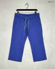 Preloved Premium Women Flapper Trouser by George, Blue Cotton for Womens - OTS Thrift Shop Peshawar Pakistan