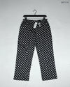 UK Imported secondhand Women Flapper Trouser - Rana brand, Black & White Polyester, Premium Plus condition, for Womens - Online Thrift Store Karachi Pakistan