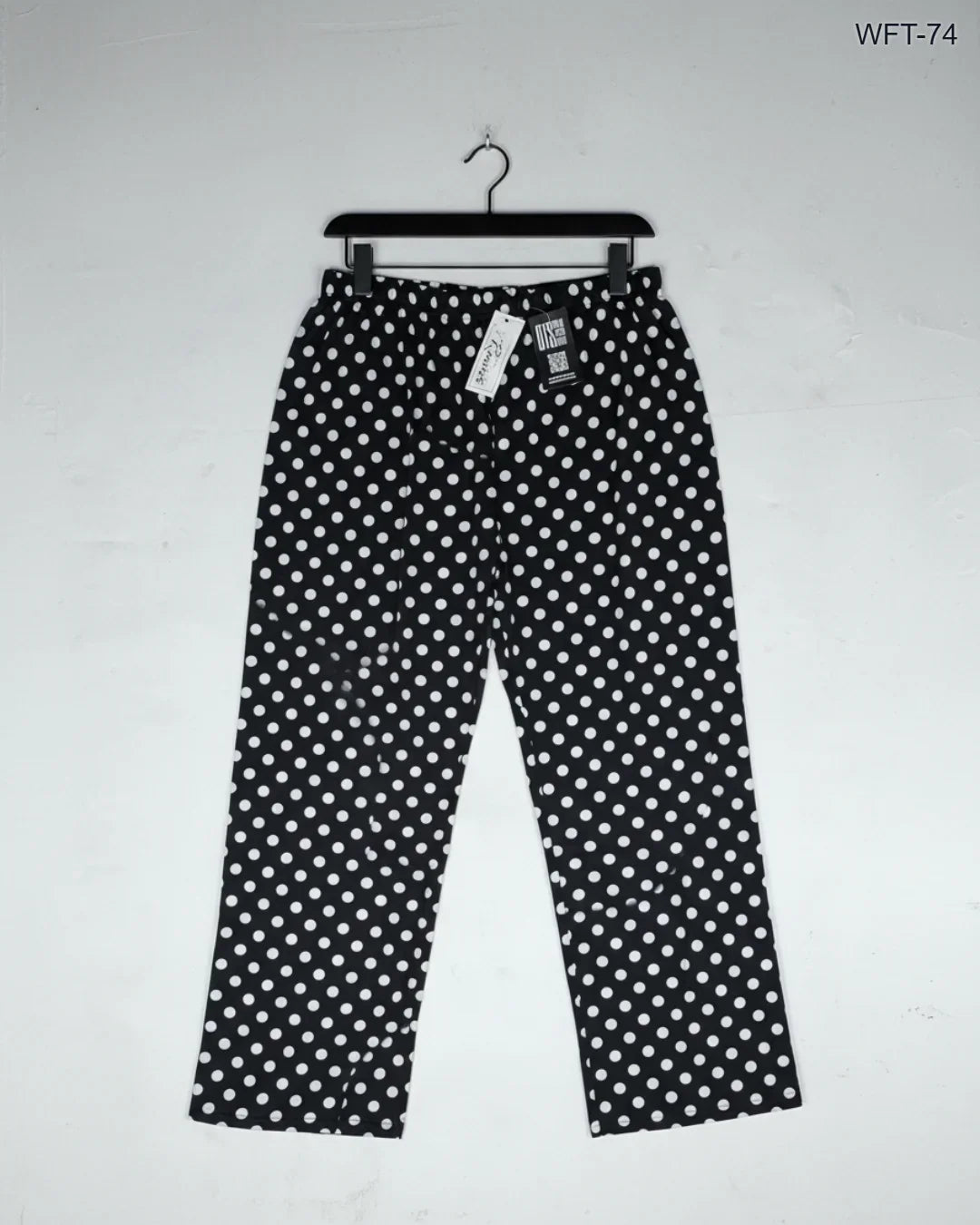 UK Imported secondhand Women Flapper Trouser - Rana brand, Black & White Polyester, Premium Plus condition, for Womens - Online Thrift Store Karachi Pakistan