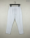 Premium Condition Women Flapper Trouser | Preloved LOVE TO LOUNGE | White Cotton | Thrift Shop for Womens Karachi Pakistan | OTS