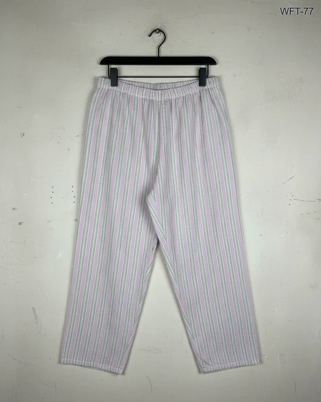 Women Flapper Trouser | Cut Label | Preloved Branded | Pink Cotton | Premium | OTS Thrift Store Karachi Pakistan
