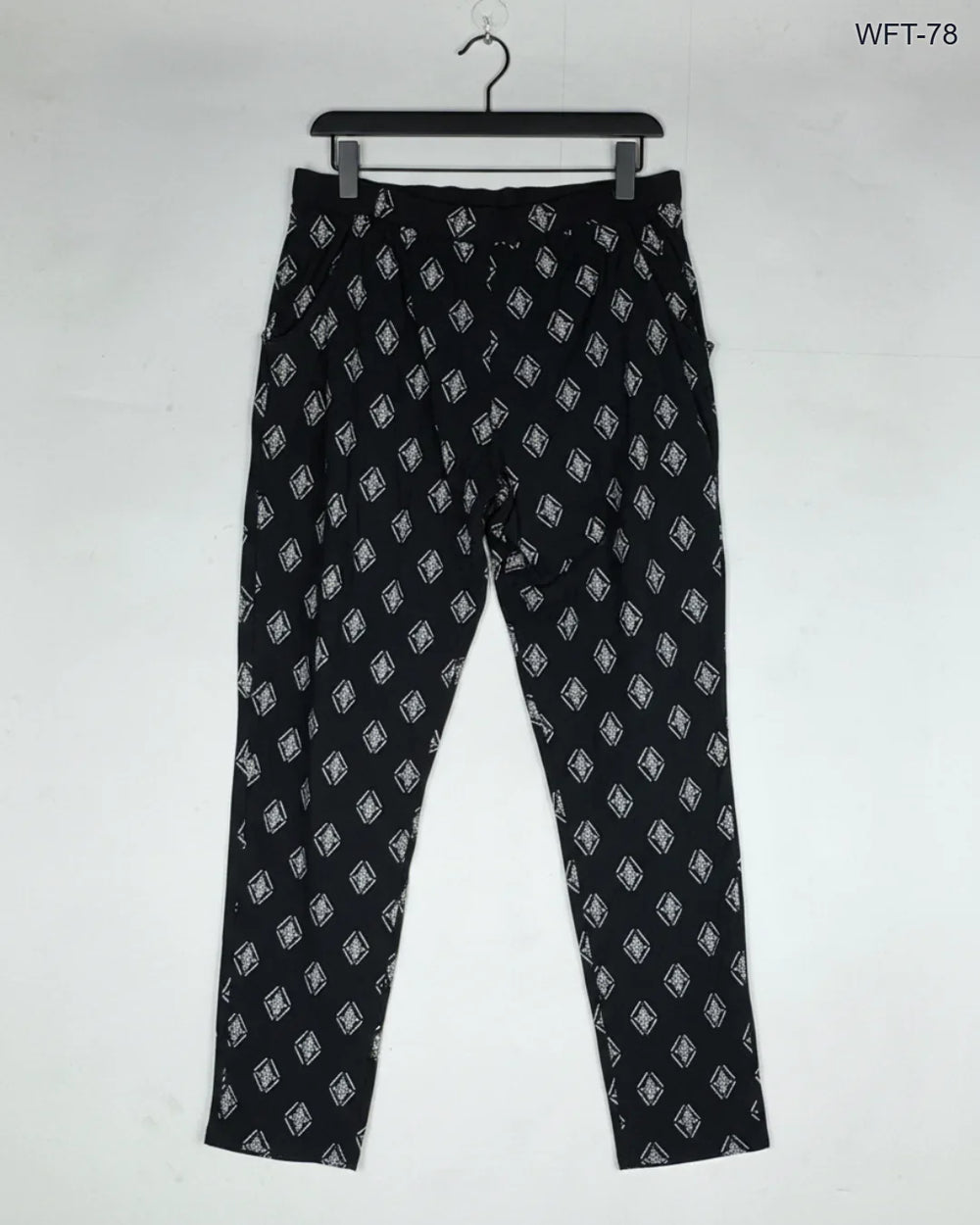 Preloved Excellent Women Flapper Trouser by George, Black Cotton for Womens - OTS Thrift Shop Karachi Pakistan