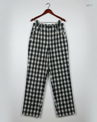 Shop Premium Women Flapper Trouser by New Look | Preloved Branded Clothes | Black & Beige Polyester | Womens | OTS Thrift Store Karachi Pakistan