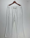 Shop Premium Women Flapper Trouser by Peptite | Preloved Branded Clothes | White Cotton | Womens | OTS Thrift Store Lahore Pakistan
