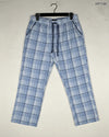 Women Flapper Trouser | LOVE TO LOUNGE | Preloved Branded | SkyBlue Cotton | Premium | OTS Thrift Store Karachi Pakistan