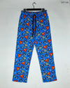 Secondhand Branded Women Flapper Trouser by SUPER MAN, BLUE Cotton fabric, Premium condition, for Womens - Online Thrift Shop Karachi Pakistan