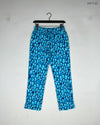 Shop Premium Women Flapper Trouser by Cut Label | Preloved Branded Clothes | Blue Cotton | Womens | OTS Thrift Store Peshawar Pakistan