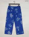 Women Flapper Trouser | DUNNES STORES | Preloved Branded | Blue Cotton | Premium | OTS Thrift Store Karachi Pakistan