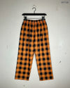 Shop Premium Women Flapper Trouser by Cut Label | Preloved Branded Clothes | Orange Polyester | Womens | OTS Thrift Store Karachi Pakistan