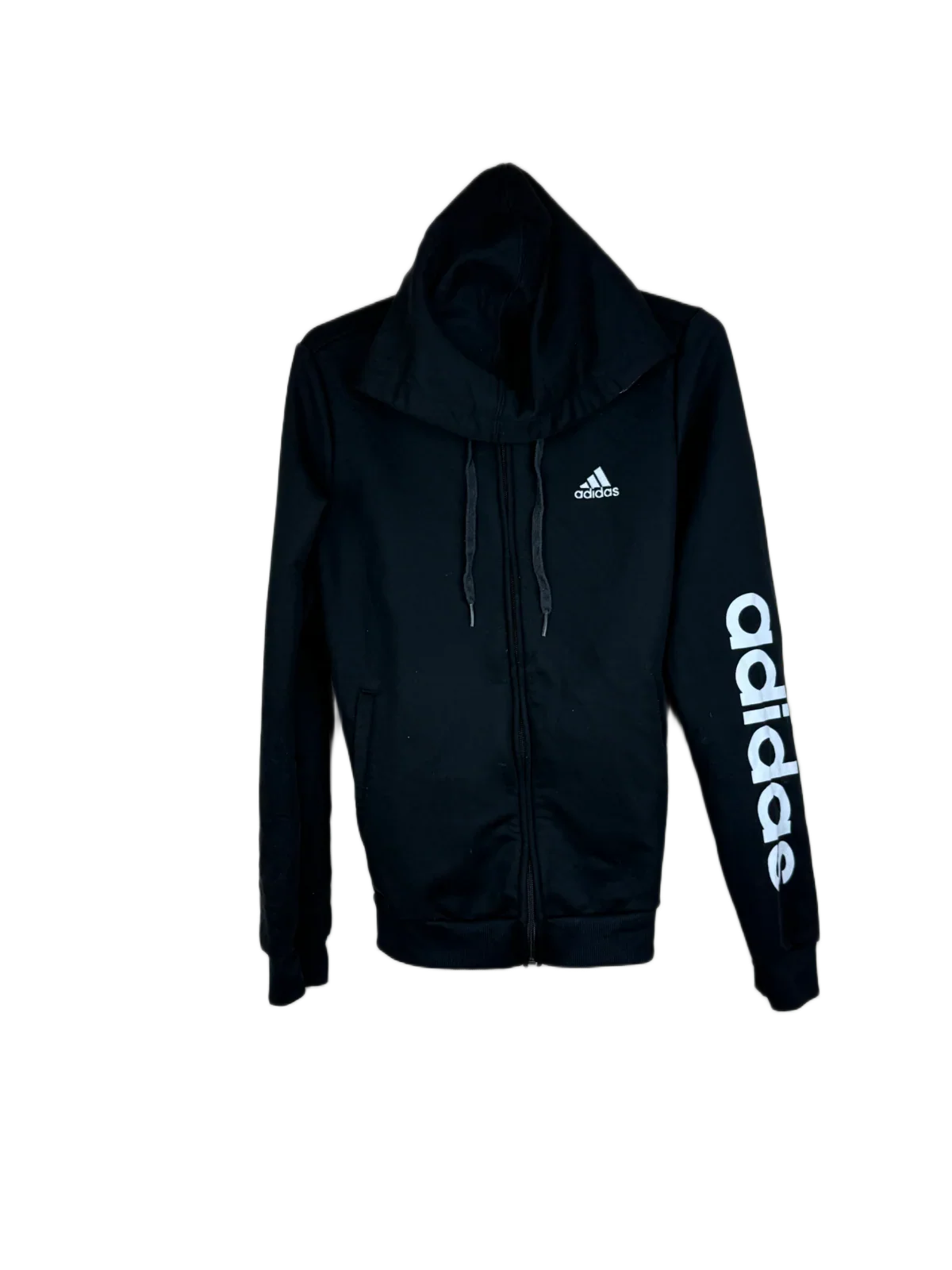 Shop Premium Winter Hoodies & Sweatshirtss by Adidas | Preloved Branded Clothes | Black Polyester | Women | OTS Thrift Store Lahore Pakistan
