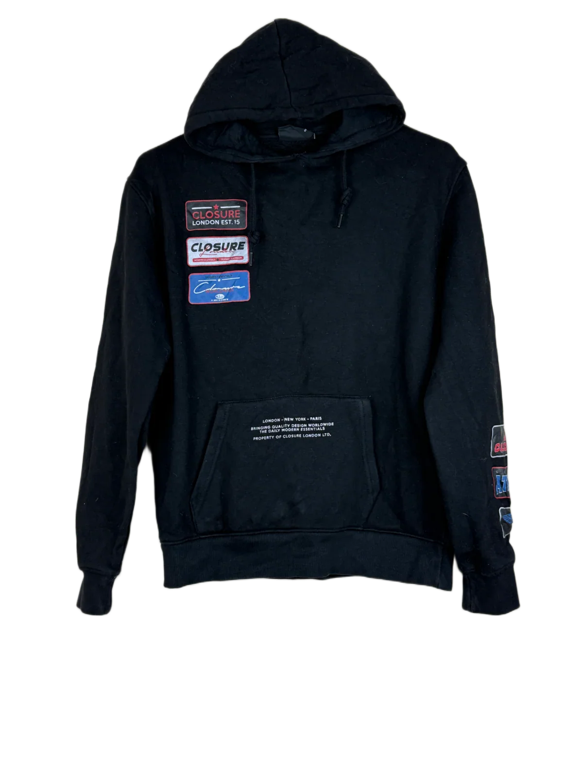 Shop Premium Winter Hoodies & Sweatshirtss by Closure London | Preloved Branded Clothes | Black Cotton | Women | OTS Thrift Store Islamabad Pakistan