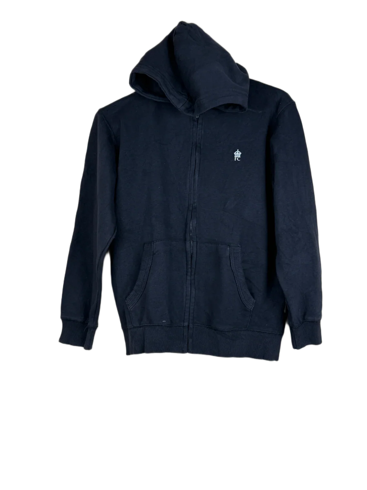 Secondhand Branded Winter Hoodies & Sweatshirtss by french connection, Black Cotton fabric, Premium condition, for Women - Online Thrift Shop Lahore Pakistan