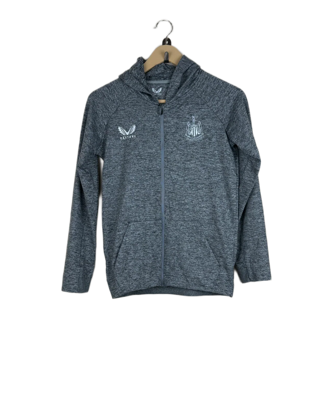 Shop Premium Plus Winter Hoodies & Sweatshirtss by castore | Preloved Branded Clothes | Grey Polyester | Women | OTS Thrift Store Peshawar Pakistan