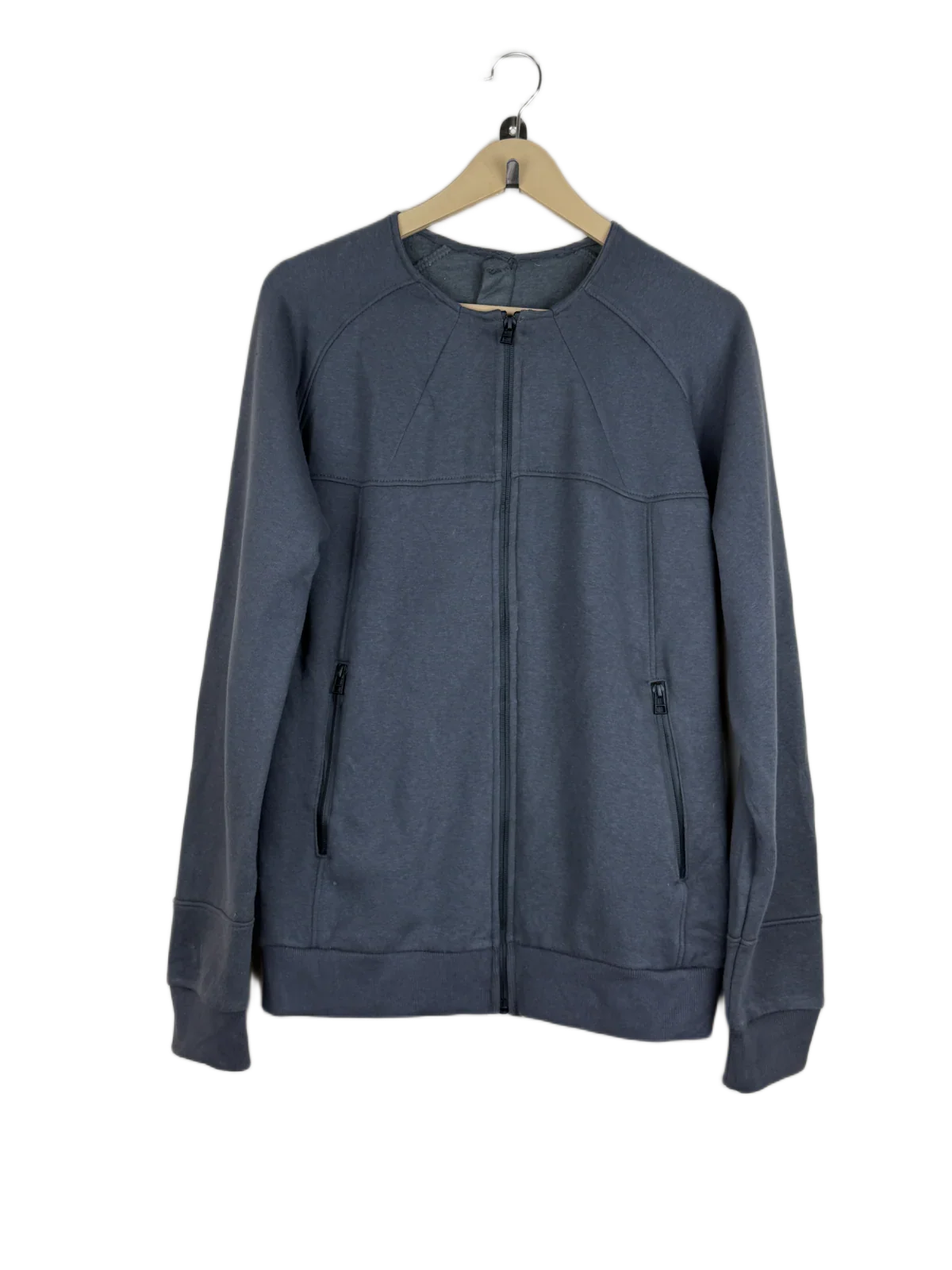 Shop Premium Winter Hoodies & Sweatshirtss by Unknown | Preloved Branded Clothes | Grey Cotton | Women | OTS Thrift Store Karachi Pakistan