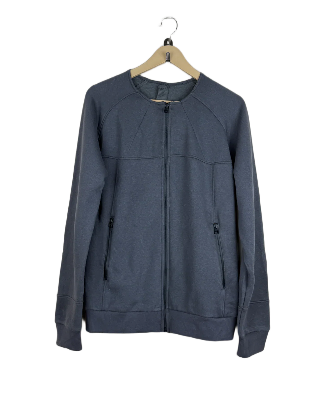 Shop Premium Winter Hoodies & Sweatshirtss by Unknown | Preloved Branded Clothes | Grey Cotton | Women | OTS Thrift Store Karachi Pakistan
