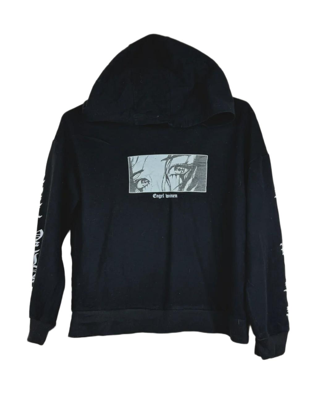 Shop Premium Plus Winter Hoodies & Sweatshirtss by Shein | Preloved Branded Clothes | Black Cotton | Women | OTS Thrift Store Islamabad Pakistan