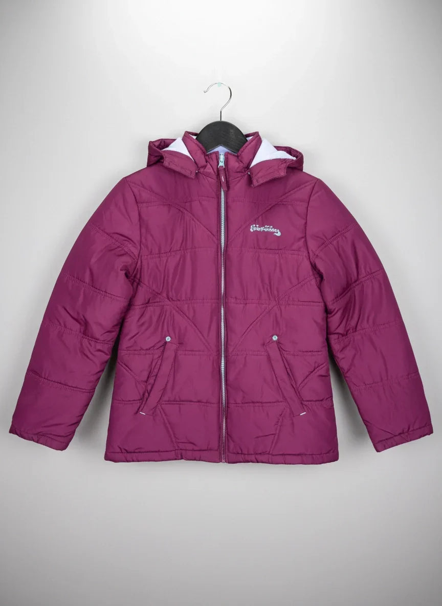 Premium Plus Condition Bomber & Puffer Jackets | Preloved pure perfection | Maroon Nylon | Thrift Shop for Girls Karachi Pakistan | OTS