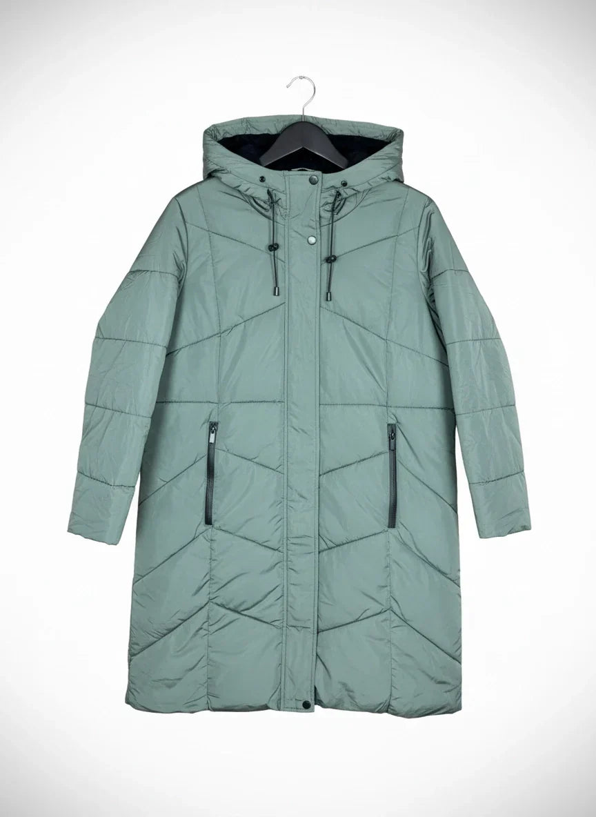 Preloved Premium Plus Bomber & Puffer Jackets by Primark, Olive Polyester for Women - OTS Thrift Shop Islamabad Pakistan