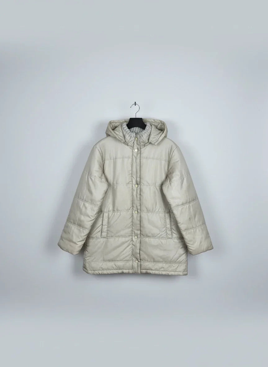 Secondhand Branded Bomber & Puffer Jackets by Belinasanz, Gold Polyester fabric, Premium condition, for Women - Online Thrift Shop Lahore Pakistan